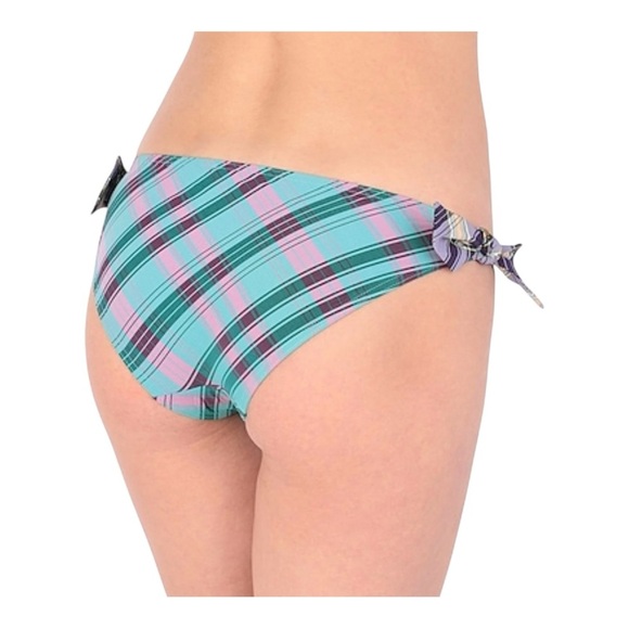 Maison Lejaby Plaid Bikini Bottom NWT - Picture 3 of 6